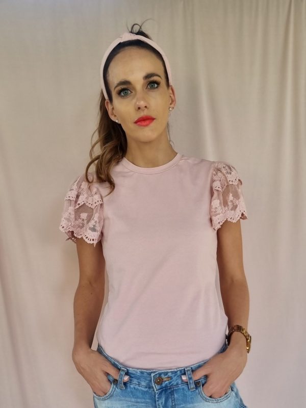 Go Make It Easy Pink Puff Sleeve Blouse