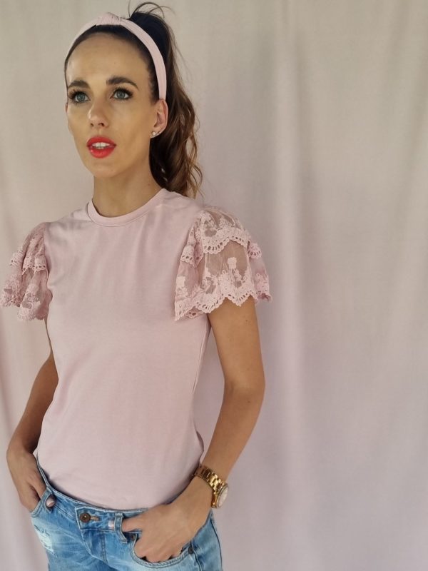 Go Make It Easy Pink Puff Sleeve Blouse